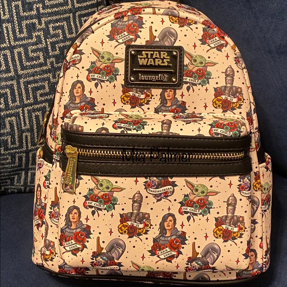 NWT Loungefly Mandolorian mini backpack